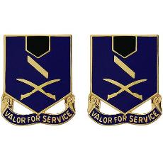 137th Infantry Regiment Unit Crest (Valor for Service)